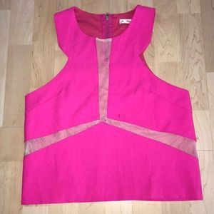 LF Neon Cutout Blouse